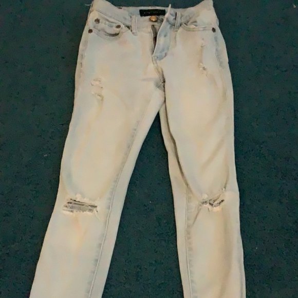 Aeropostale HIgh waisted size 00 skinny jeans - Picture 1 of 3